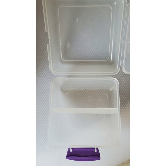 Sistema Lunch Pack Cube Box Container 2L divided Lot Of 2 Food Storage - Picture 7 of 8